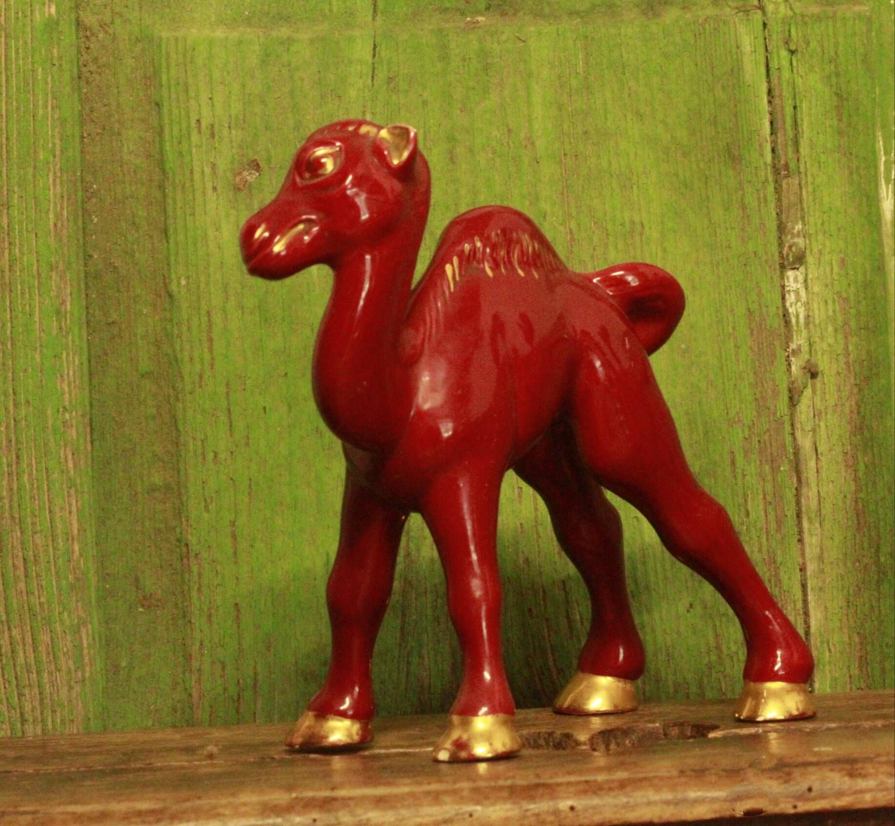 Old ceramic camel