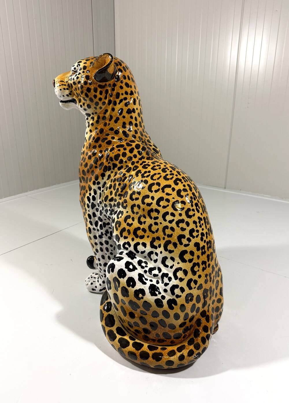 Large Italian ceramic leopard 1970’s