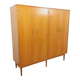 Vintage oak wardrobe from the 1960s.
