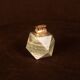 Italian Geometric Green Onyx and Brass Table Lighter, 1970