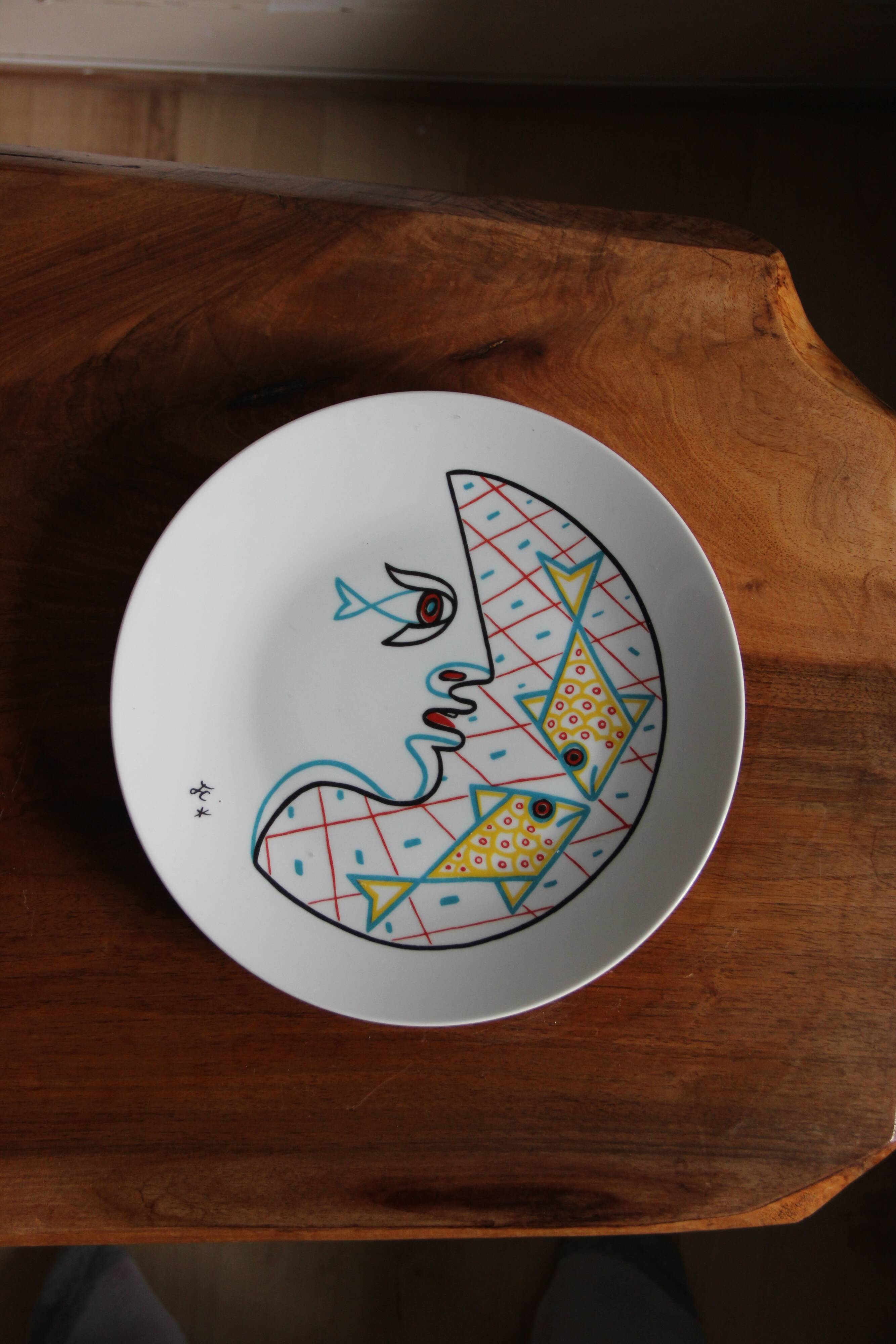 Jean Cocteau porcelain plate