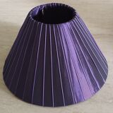Purple moiré lampshade