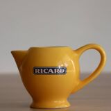 Small Ricard pot pitcher in yellow ceramic