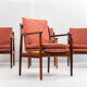 Lot de 4 fauteuils modèle 341 par Arne Vodder pour Sibast