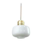 Mid-century Opaline Pendant Lamp