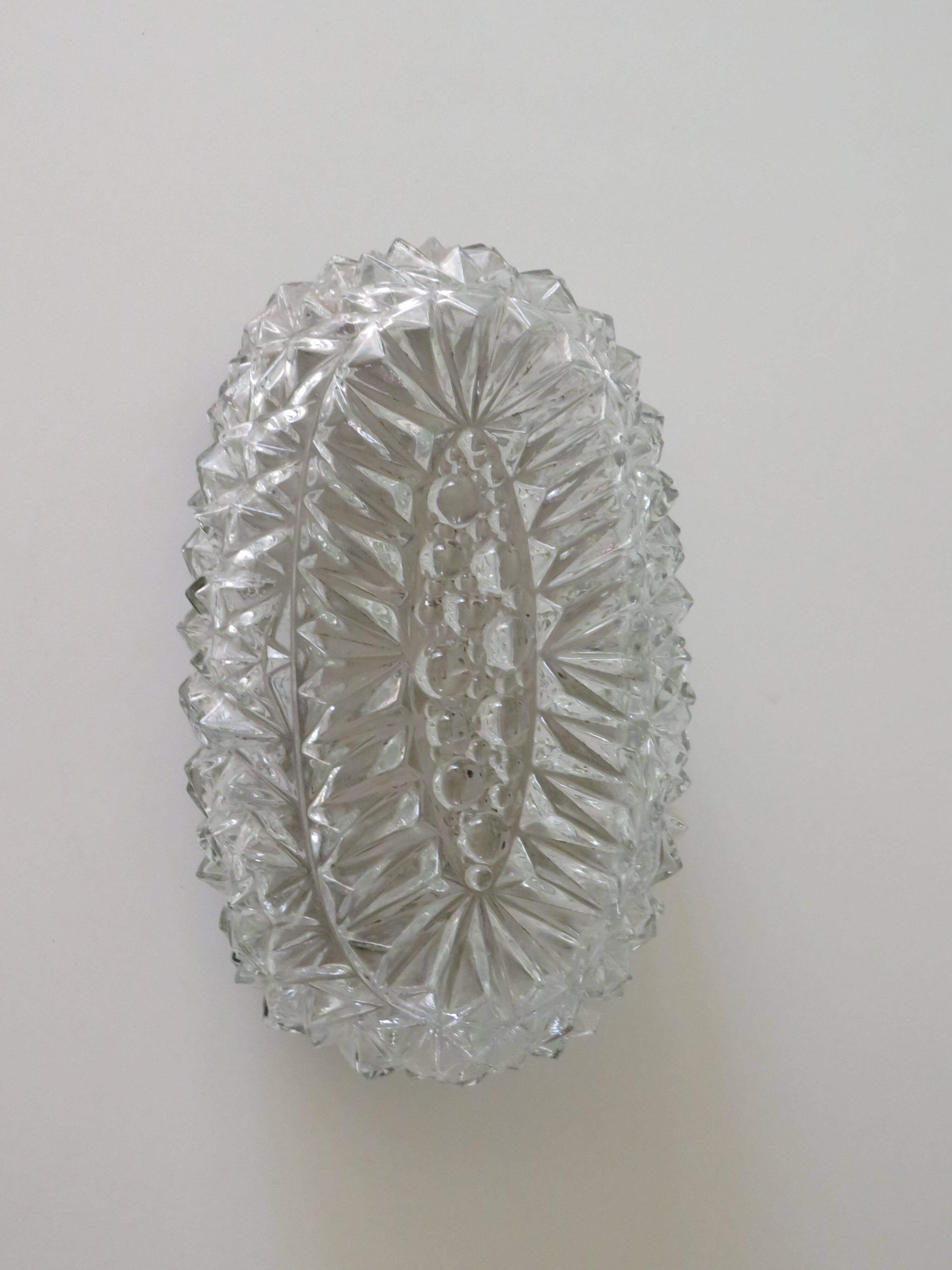 Mid-century oval wall lamp, Belgium 1960-1970