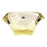 Vase en verre conçu par M. Klinger, Železný Brod Sklo (ZBS), Tchécoslovaquie,