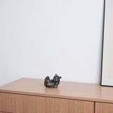 Ceramic teddy bear figurine, Danish design, 1960s, made in Denmark