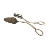 Engraved metal cake pliers