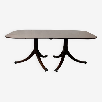 Double Pedestal Dining Table