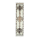 1970s Vintage Turkish Hand-Knotted Wool Cotton White Runner Rug 90x395