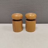 Rare Salt and pepper set designed by R. Nissen Denmark 1960-70s