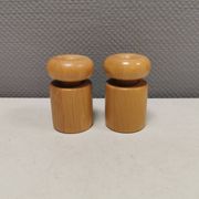 Rare Salt and pepper set designed by R. Nissen Denmark 1960-70s