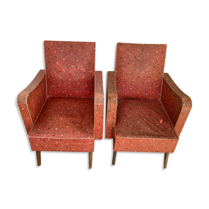 Paire de fauteuils vintage