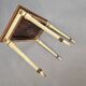 2 x nesting side tables / neo classic / painted gold leaf top / The battle of Texel