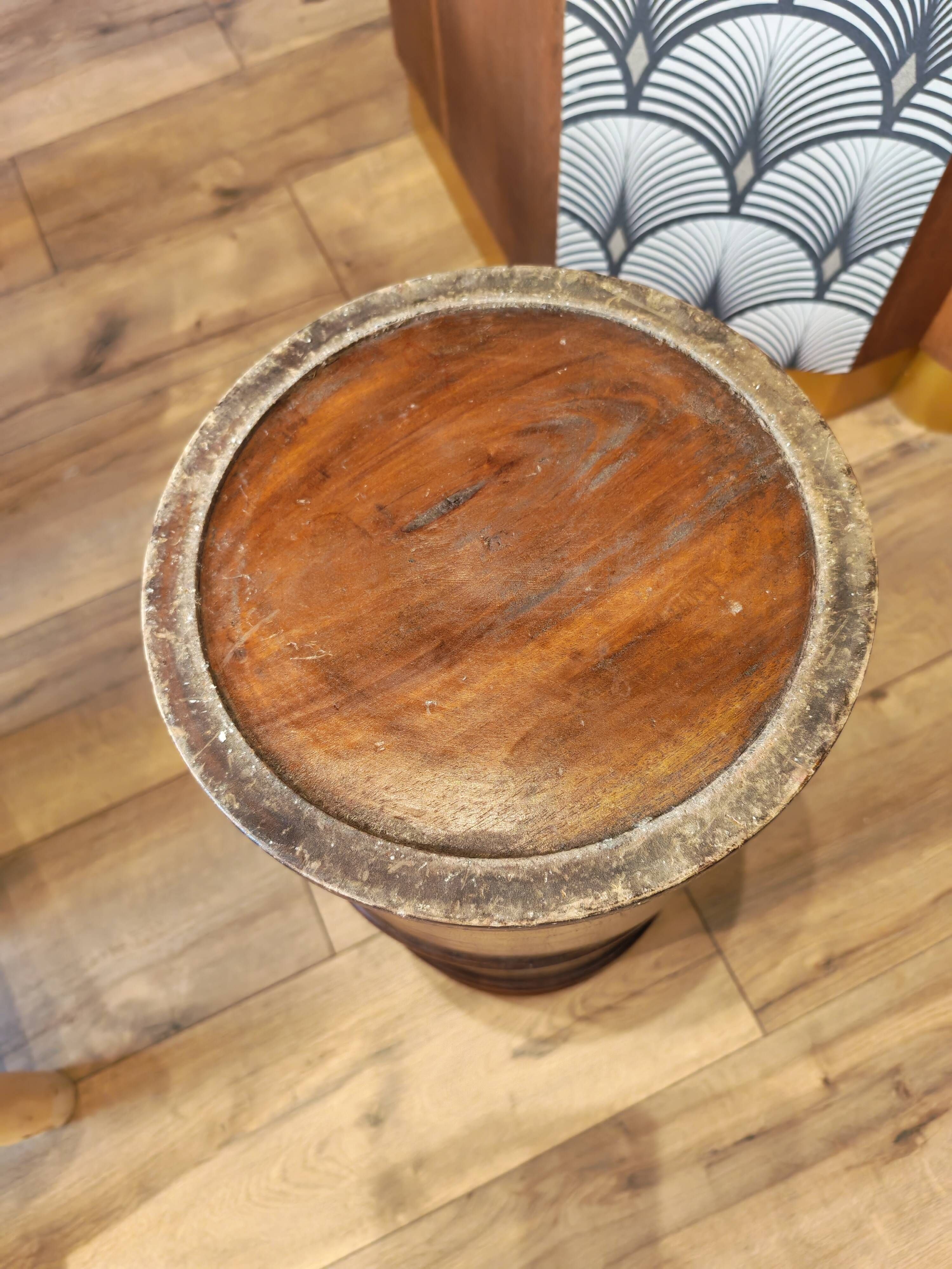 Porte parapluie vintage en bois