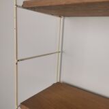 Modular metal and wood shelf