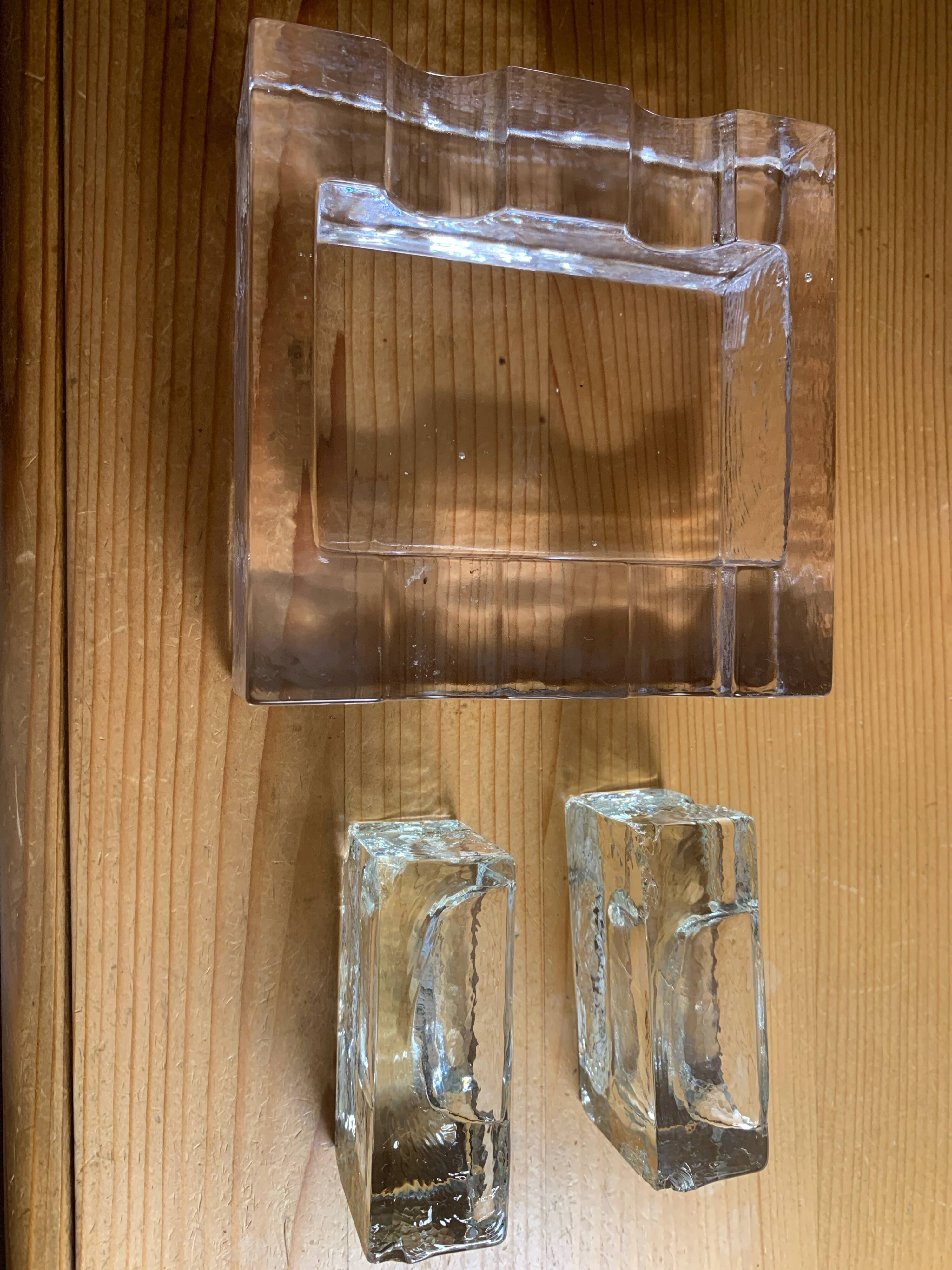 Brutalist Vintage 1960/70 Ashtrays / Catchalls Set – Signed M. Geor