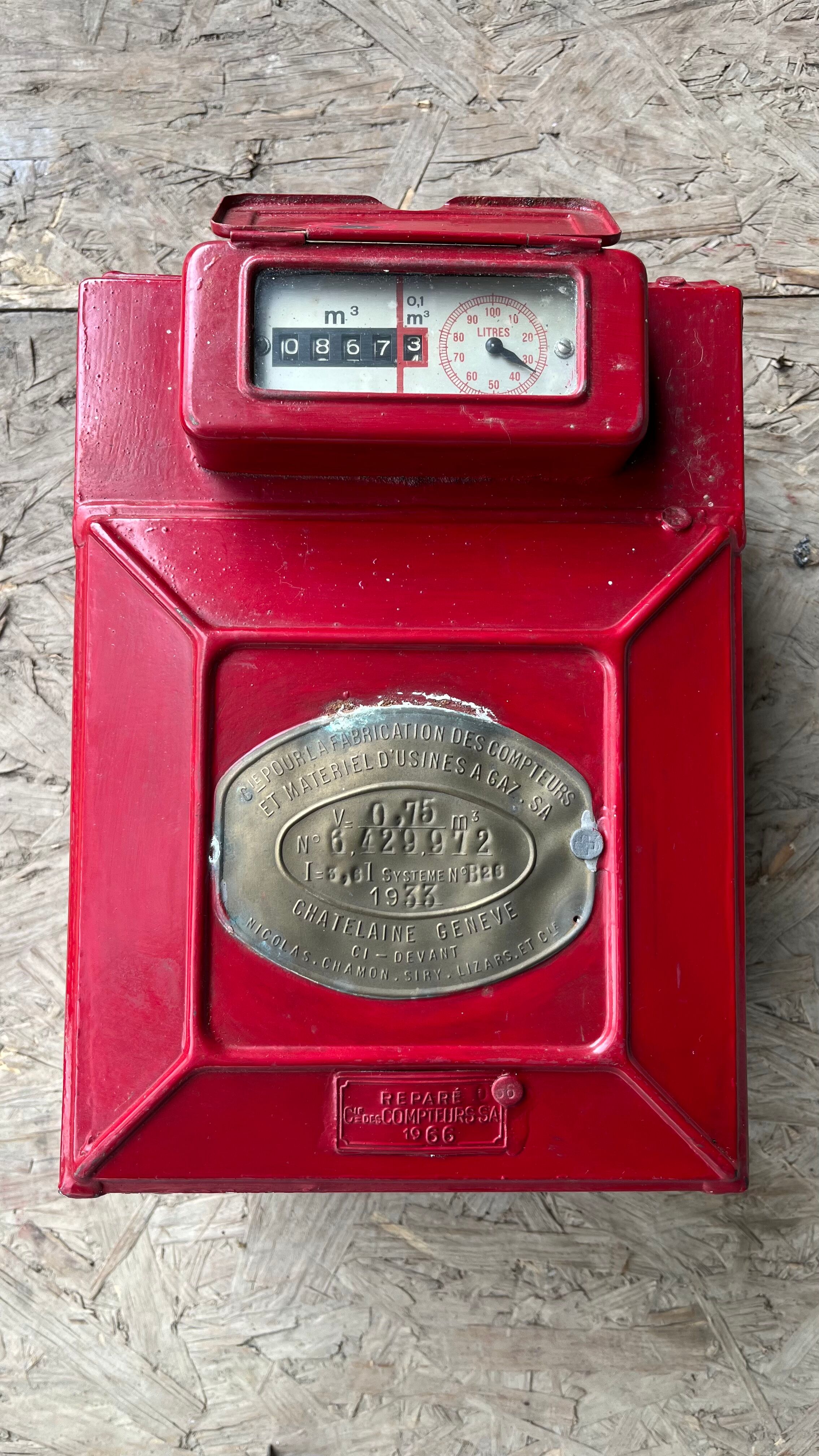 Water meter 1933