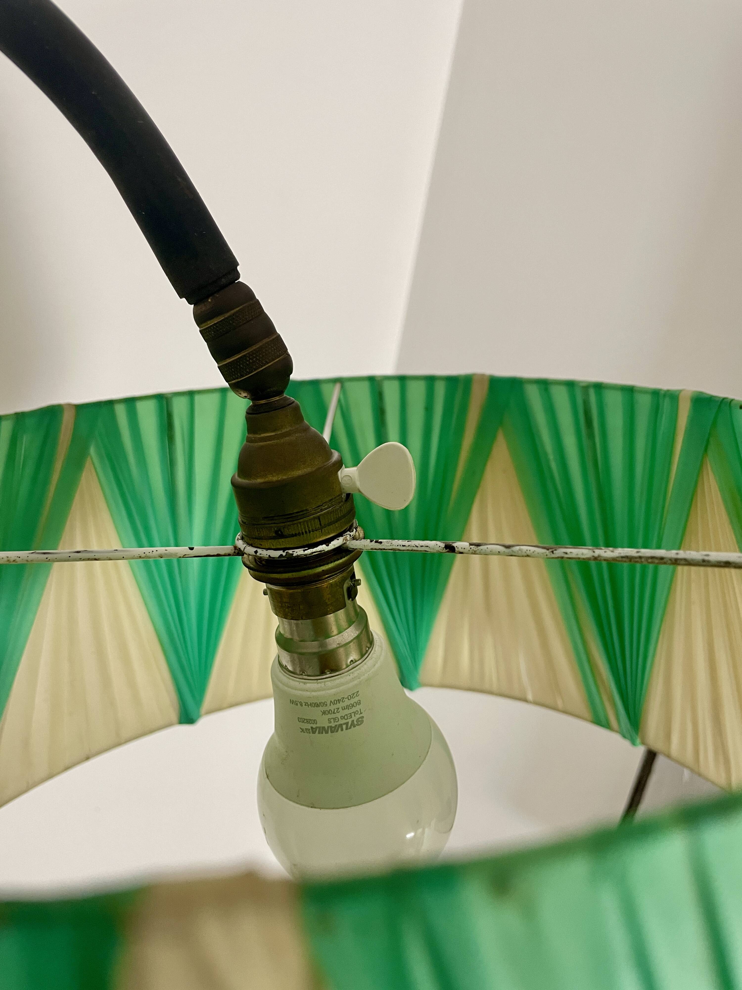 Vintage 50s reading floor lamp