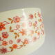 Salad bowl opaline arcopal scania vintage flowers 70s