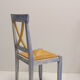 6 mulched provencal style chairs