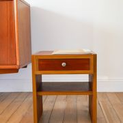 Small teak bedside table, Mid-Century, 1960