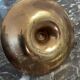 Brass hand-held candle holder - vintage