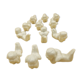 12 porte-couteaux vintage en porcelaine figurant des chérubins