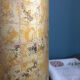 Cylindrical footbats gold leaf