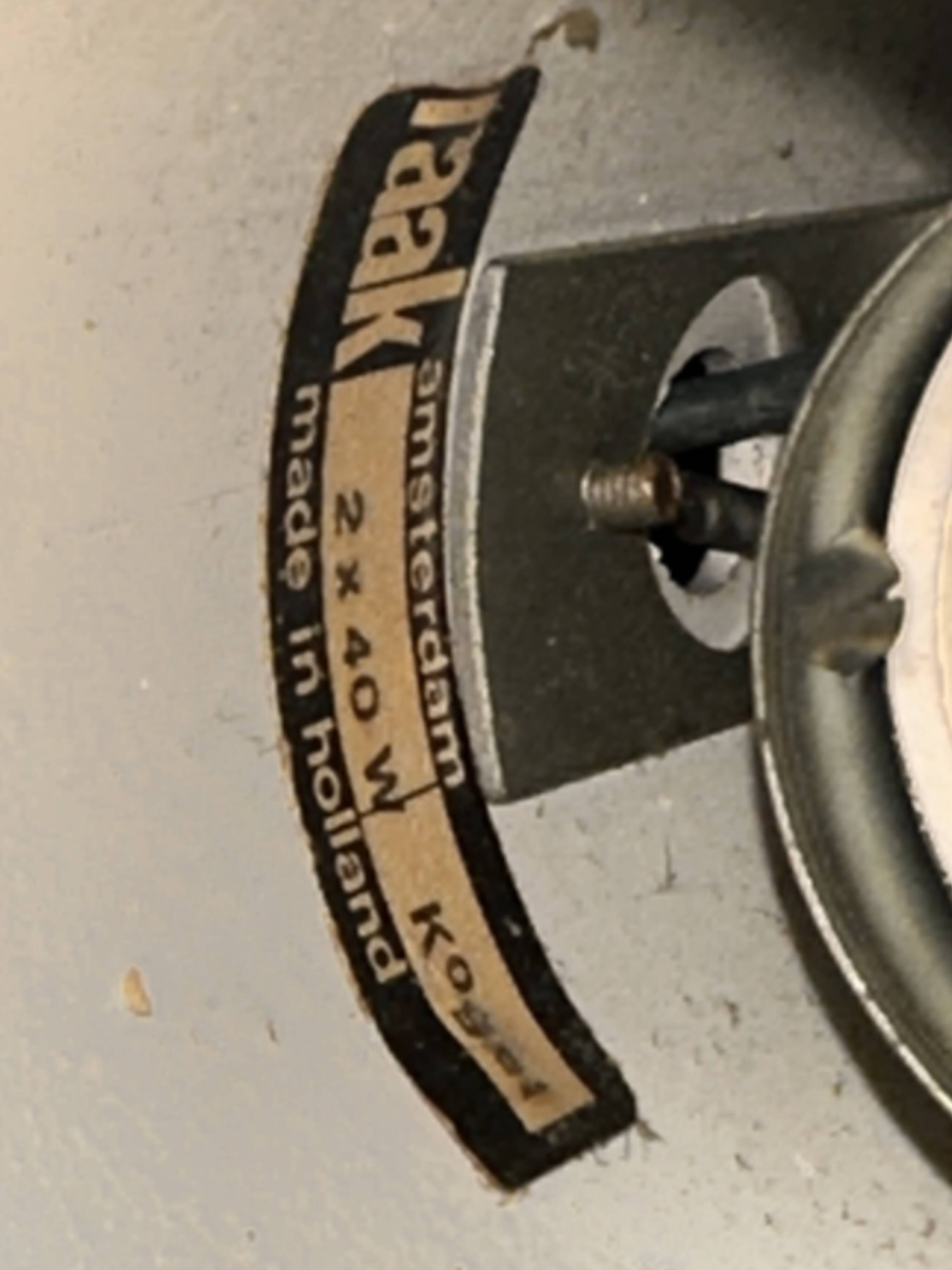 Pair of wall lights model "FUGA" Raak Amsterdam by Maija Liisa Komulainen