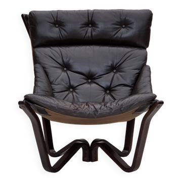 1970s, Norwegian design by Jim Myrstad, loungechair, model "Viking".