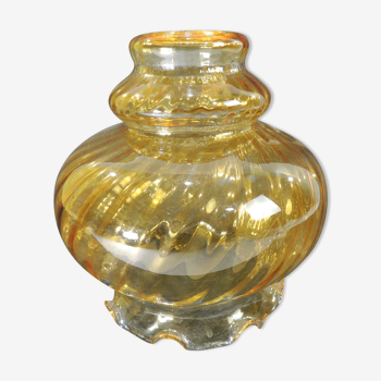 Amber glass /vintage pendant lamp