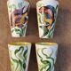 Pitcher and its 4 Vallauris goblets