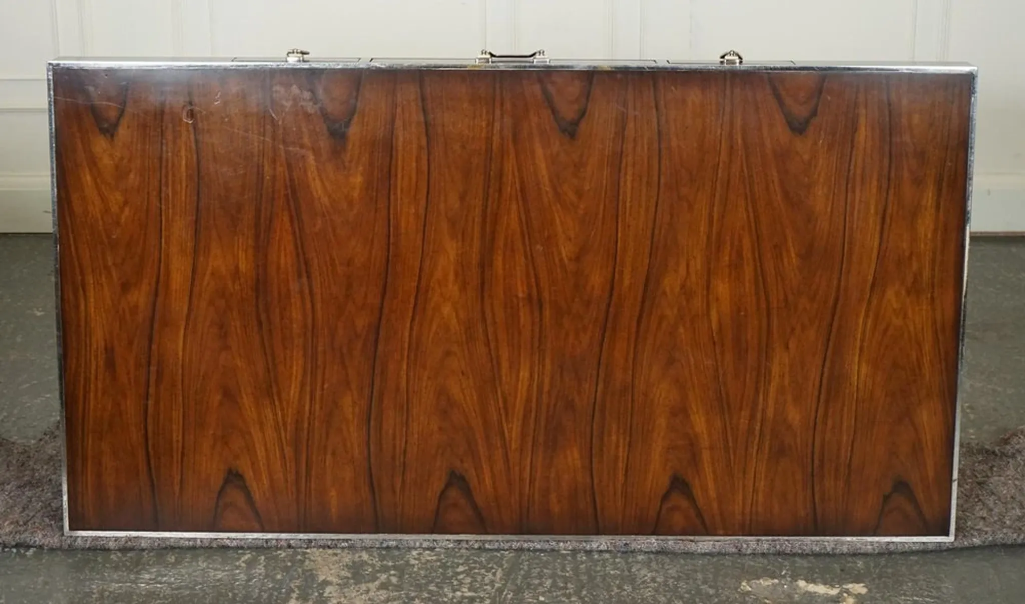 Double-Faced Drawer Desk Art Deco by Theodore Alexander