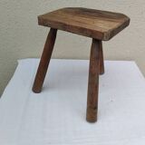 Antique vintage tripod milking stool