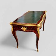 Marquetry and gilded bronze desk signed rinck in paris