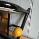 Ancien porte-manteaux patères en acier - boules et scoubidou des années 50