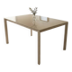 Extendable dining table 'Baron' by Calligaris, glass and metal