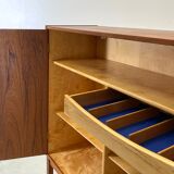 Danish midcentury teak bar cabinet credenza 1960s