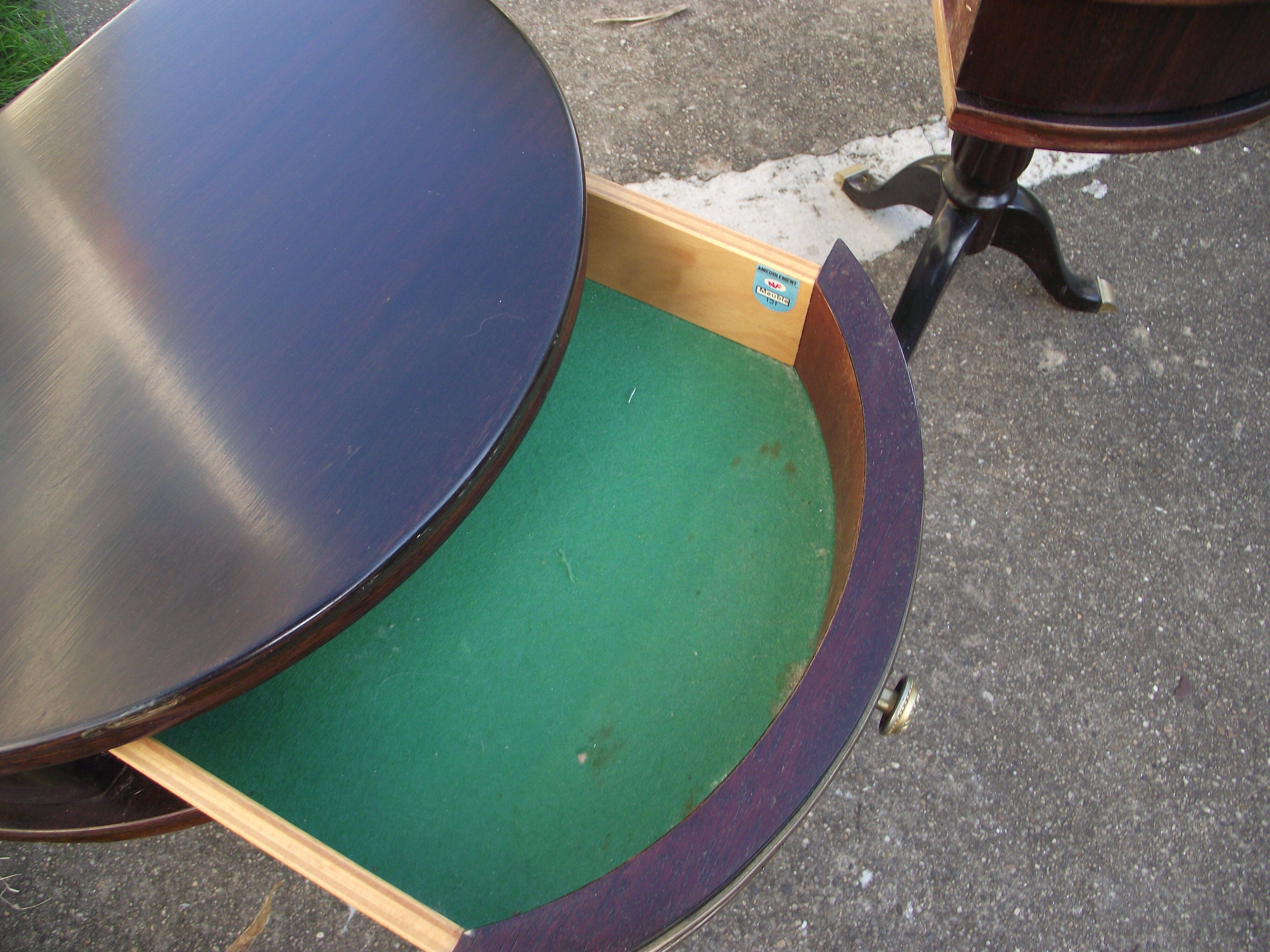 Pair of bedside tables 70s.