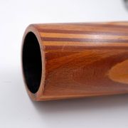 Mid-century Scandinavian wooden vase - 1960s - H:36cm