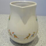 Retro pitcher with naive decorations