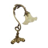 Bronze Art Nouveau lamp