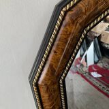 Large vintage Italian wooden mirror