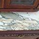 Louis XVI buffet in mahogany veneer and marquetry