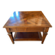 Coffee table in solid walnut – Versailles Parquet marquetry – Louis style