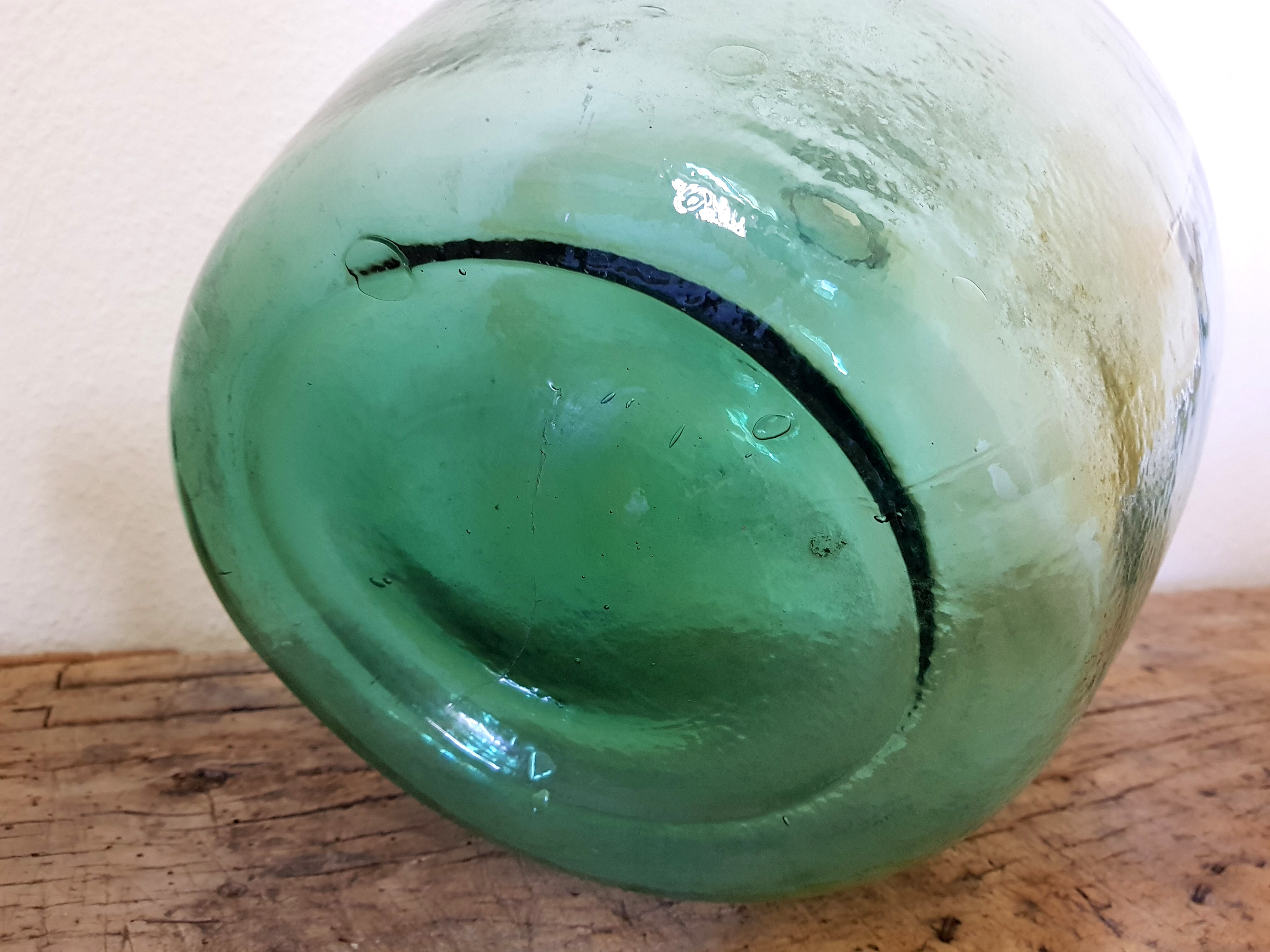 Green demijohn 20l