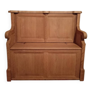 banc en chêne massif