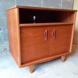Commode teck style scandinave 1970